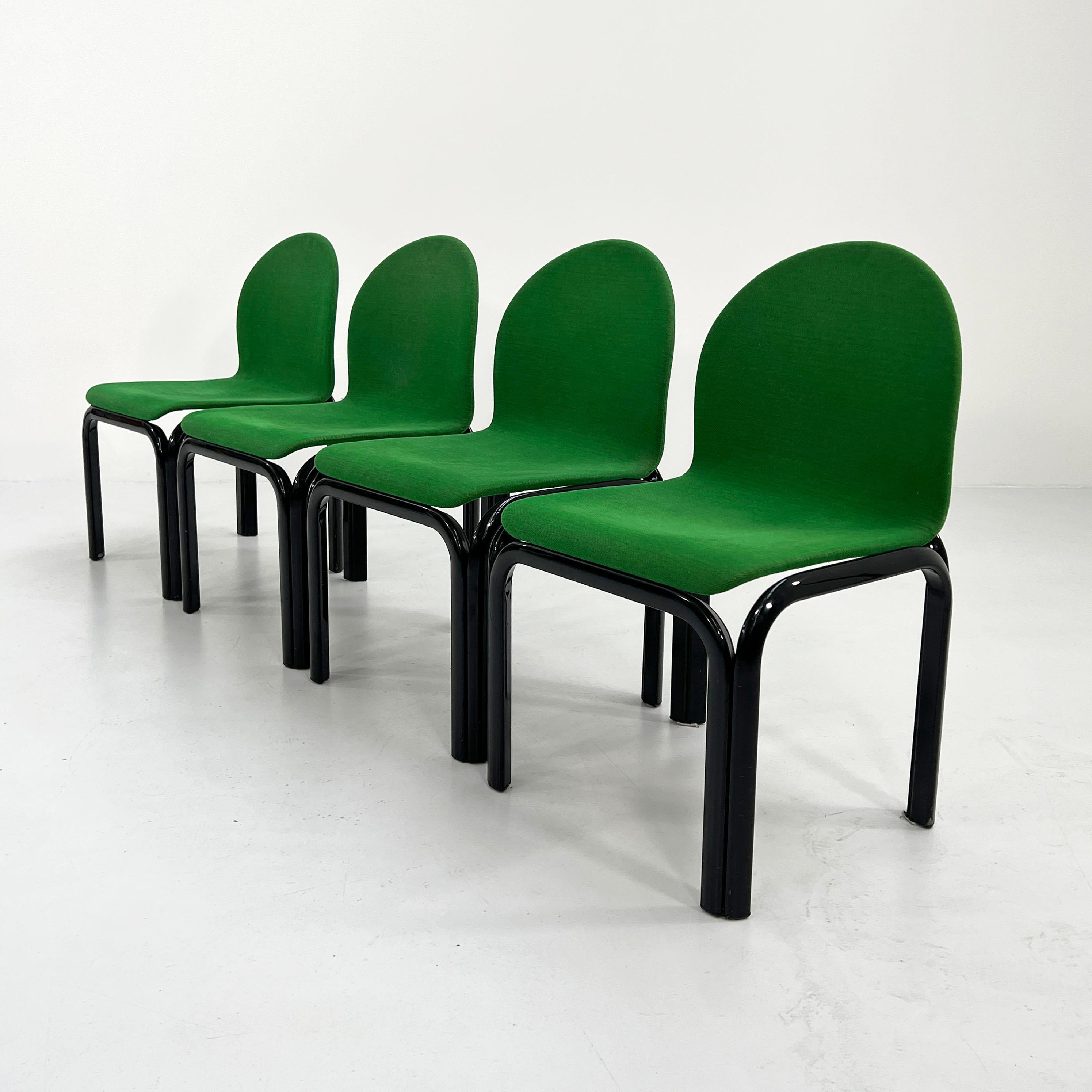 Set of 4 Orsay Dining Chairs by Gae Aulenti for Knoll International, 1970s In Good Condition In Ixelles, Bruxelles