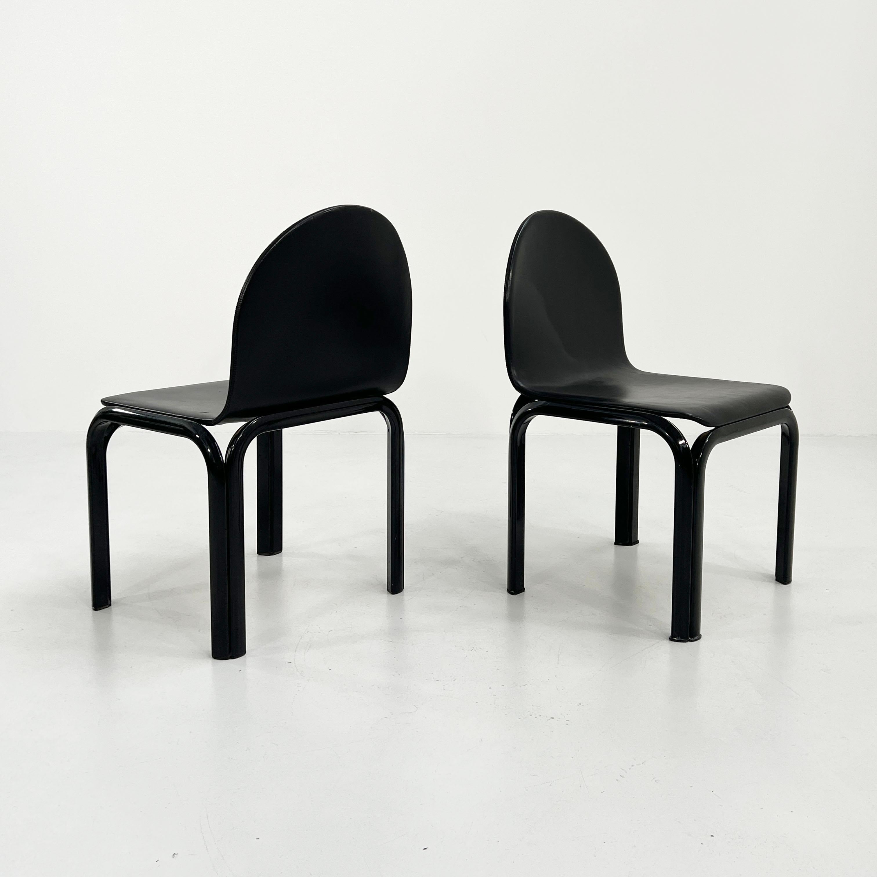 Set of 4 Orsay Dining Chairs by Gae Aulenti for Knoll International, 1970s In Good Condition In Ixelles, Bruxelles