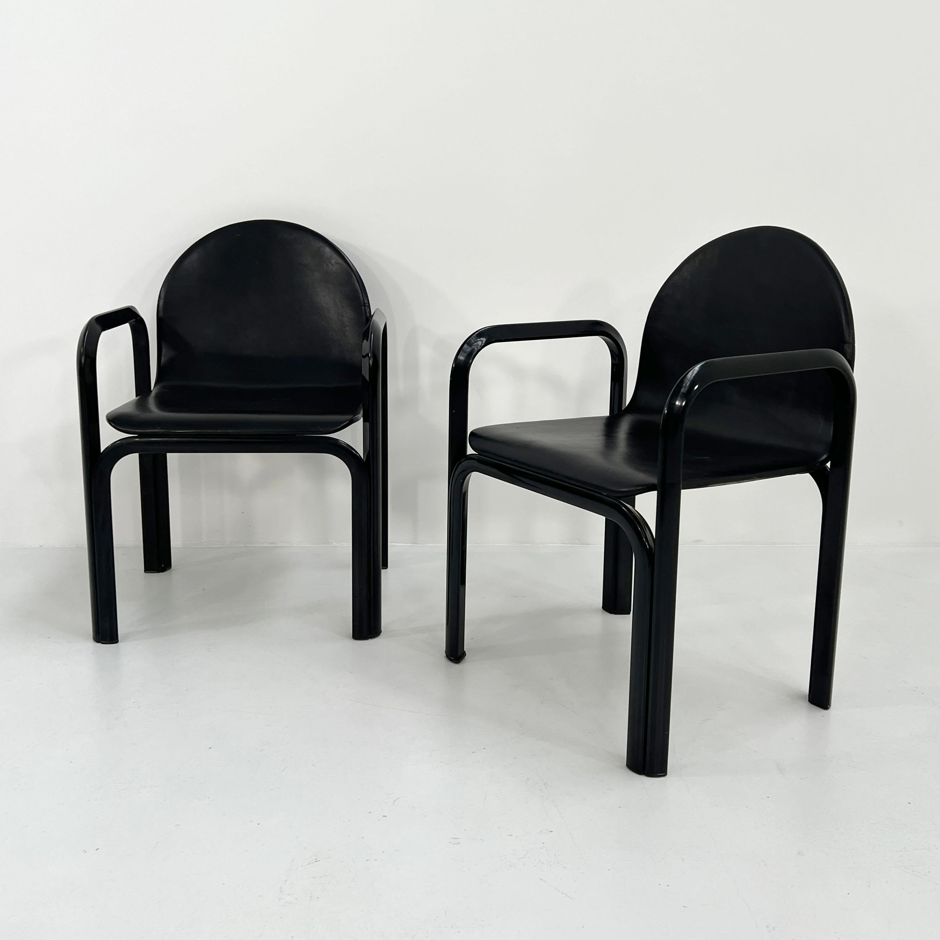 Late 20th Century Set of 4 Orsay Dining Chairs by Gae Aulenti for Knoll International, 1970s