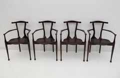 Set of 4 Oscar Tusquets First Edition for Carlos Jané "Gaulino" Easy Chairs, 80s