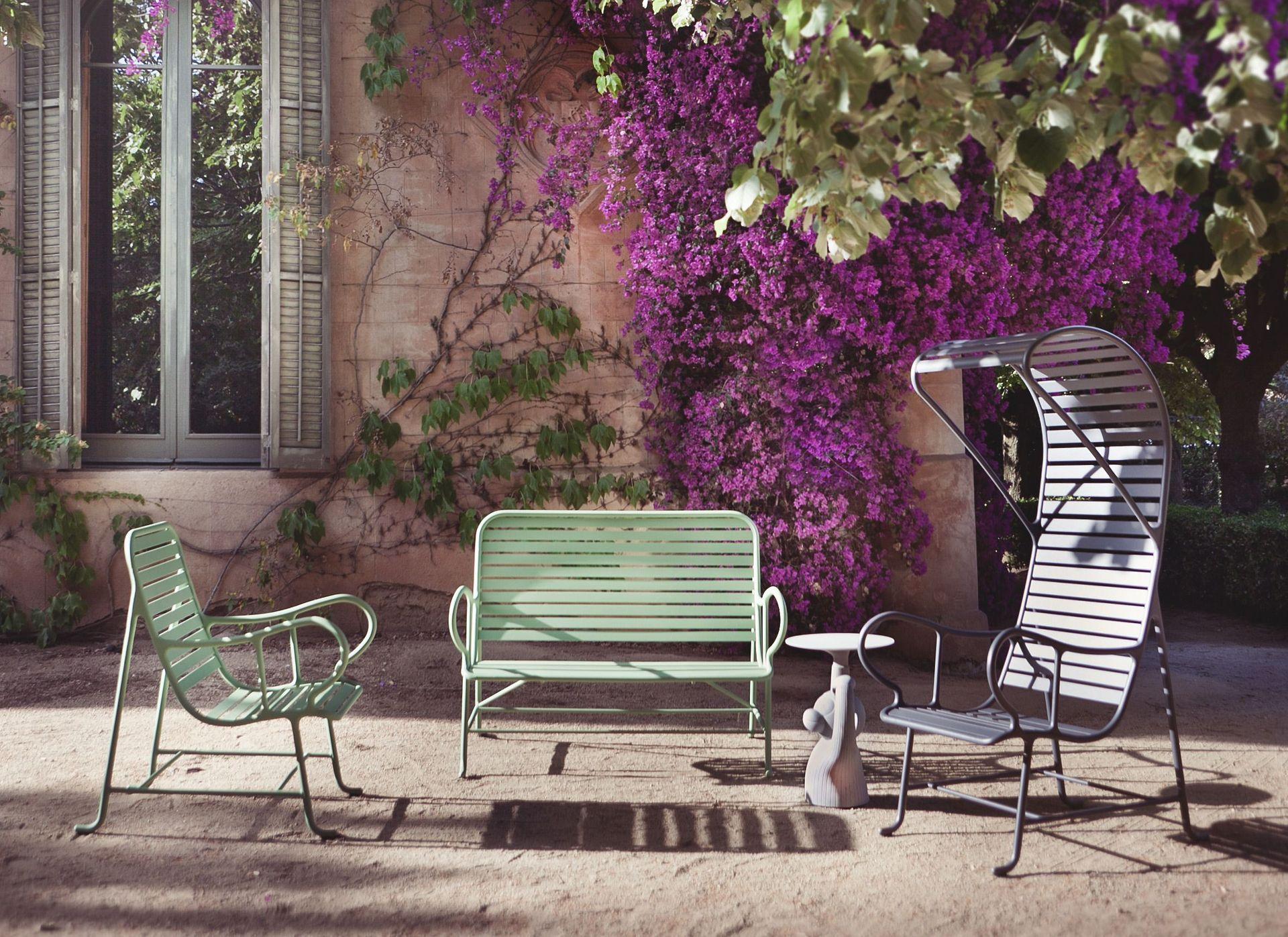 Set of 4 Outdoor Gardenia Armchairs with Cover by Jaime Hayon For Sale 3