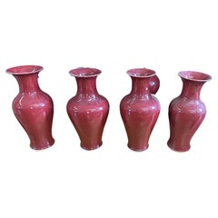 Set de 4 Jarrones Sangre de Buey