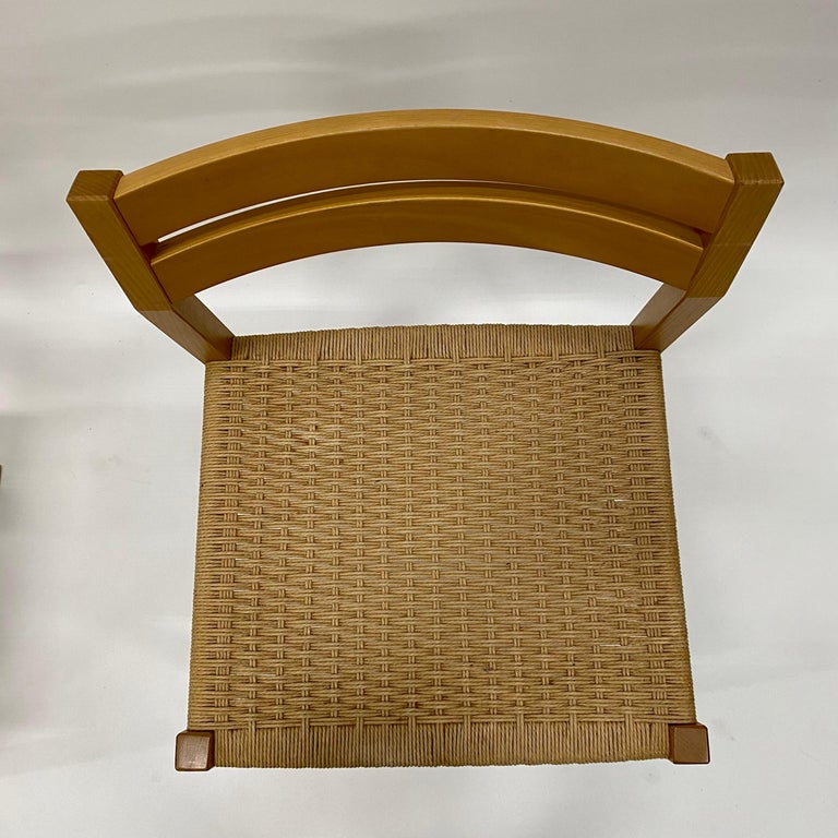 Set of 4 Papercord Dining Chairs by Niels O. Möller for J.L. Möller ...