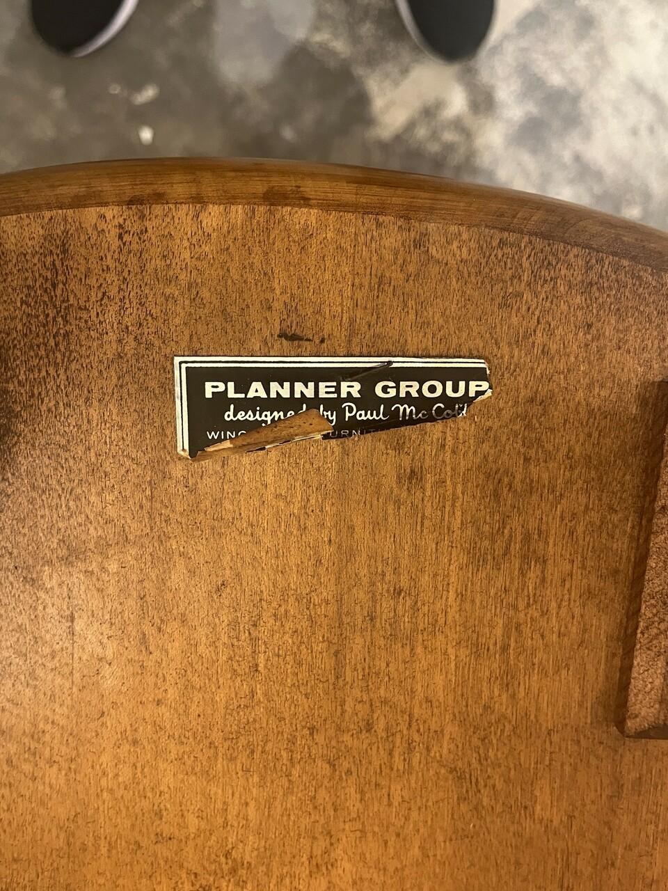 Set of  4 Paul Mccobb Planner Group Side Chairs For Sale 1