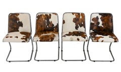 Set of 4 pcs. Mid-Century Italian Claudio Salocchi Dining Chairs