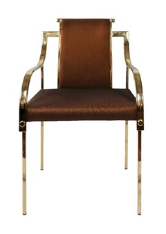 Set di 4 pezzi. Sedie da pranzo in stile Romeo Rega/Maison Jansen della metà del secolo scorso