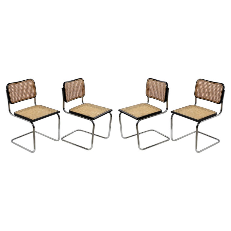 Set of 4 Pcs. Mid-Century Marcel Breuer Cesca Chairs by Cidue