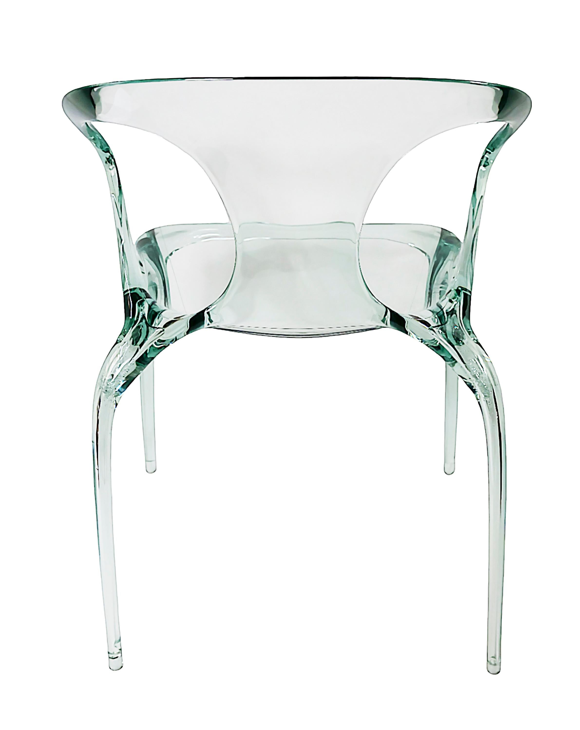 Set of 4 Pcs. Plexiglass Song Wen Zhong AVA Dining Chairs for Roche Bobois 1