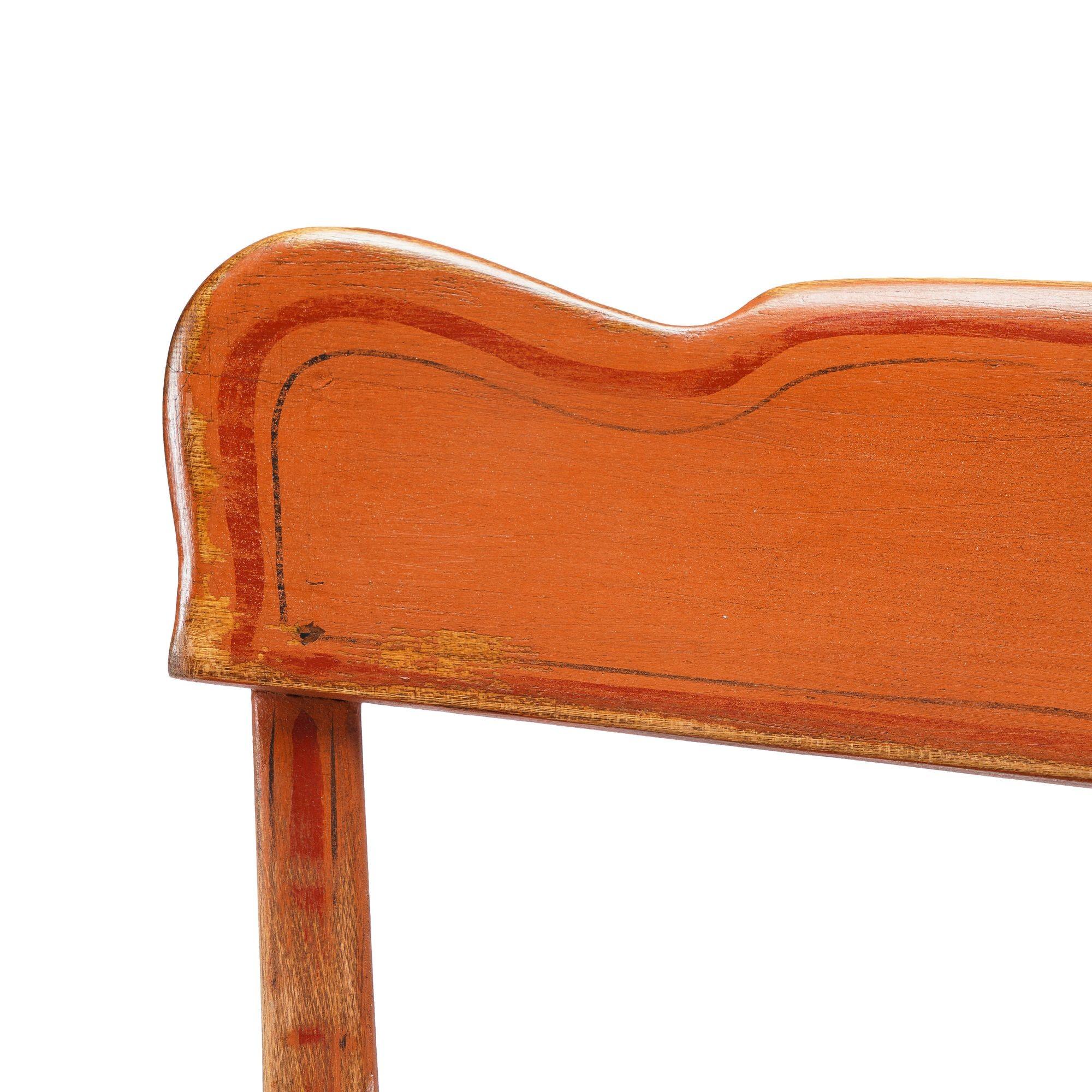 Ensemble de 4 chaises d'appoint Pennsylvanie à dossier demi-fuselé, C.I.C. 1840 en vente 5