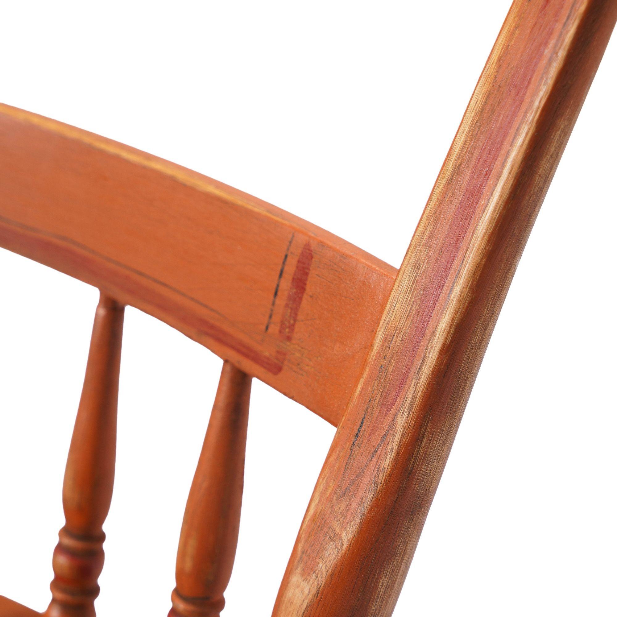 Ensemble de 4 chaises d'appoint Pennsylvanie à dossier demi-fuselé, C.I.C. 1840 en vente 6