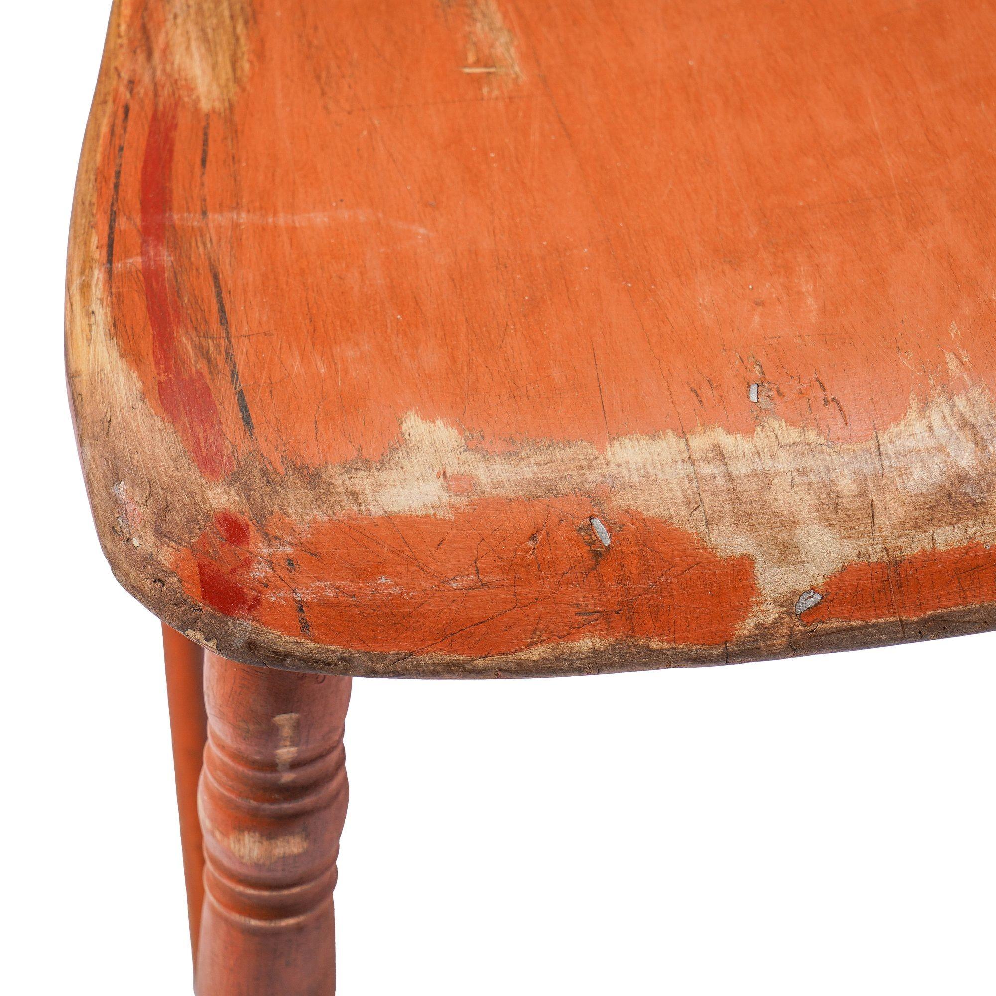 Ensemble de 4 chaises d'appoint Pennsylvanie à dossier demi-fuselé, C.I.C. 1840 en vente 13