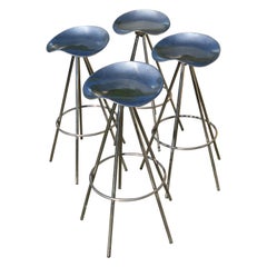 Set of 4 Pepé Cortes Stools Model Jamaïca Edition Amat, 1990