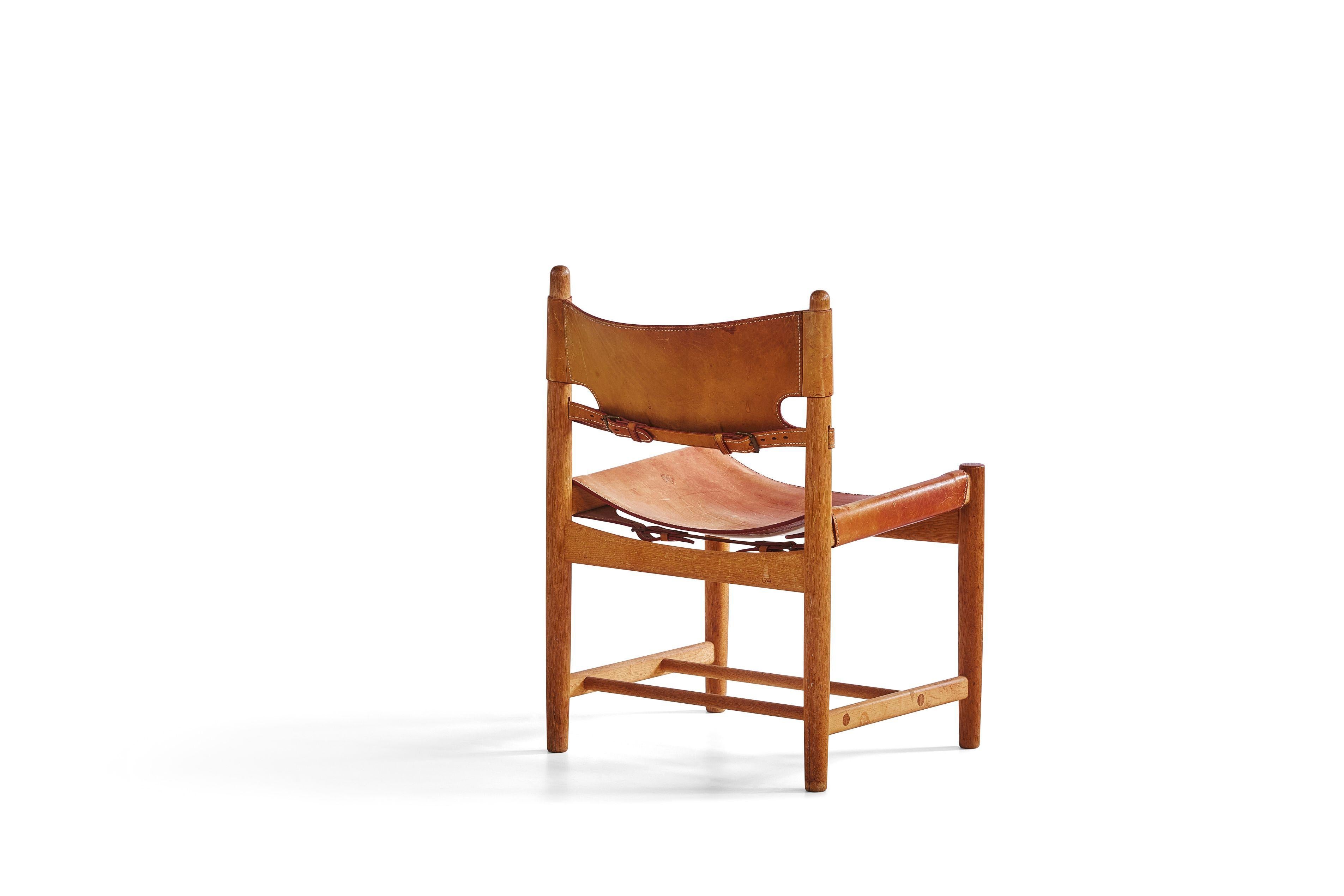 Mid-Century Modern Ensemble de 4 chaises de salle à manger 