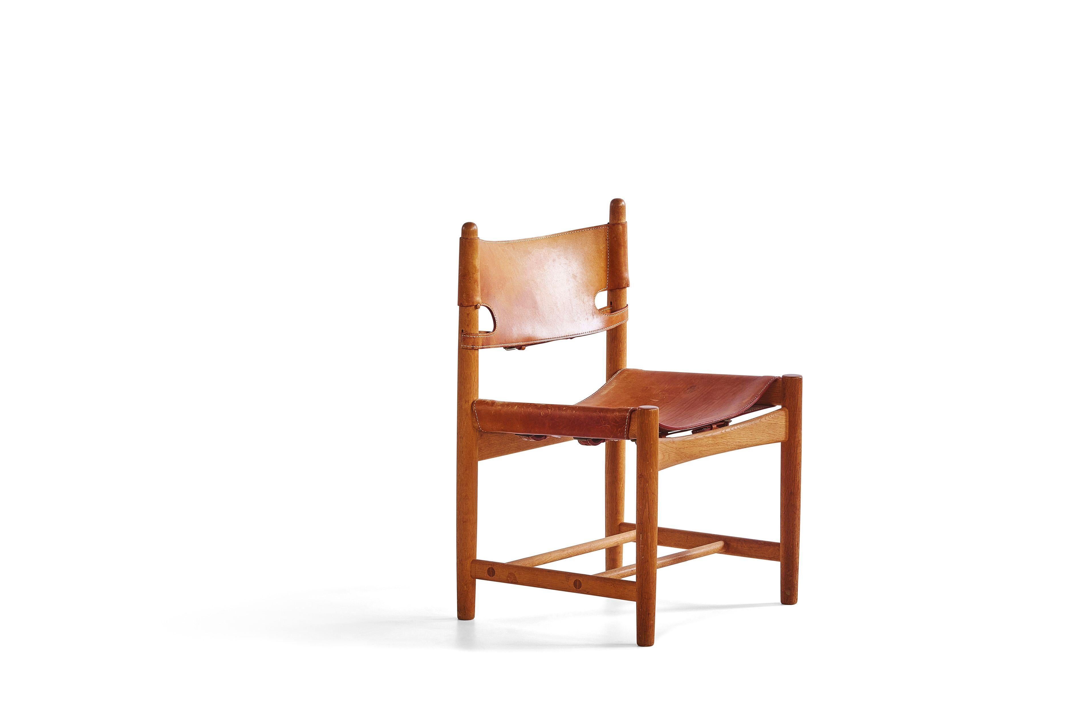 Danois Ensemble de 4 chaises de salle à manger 