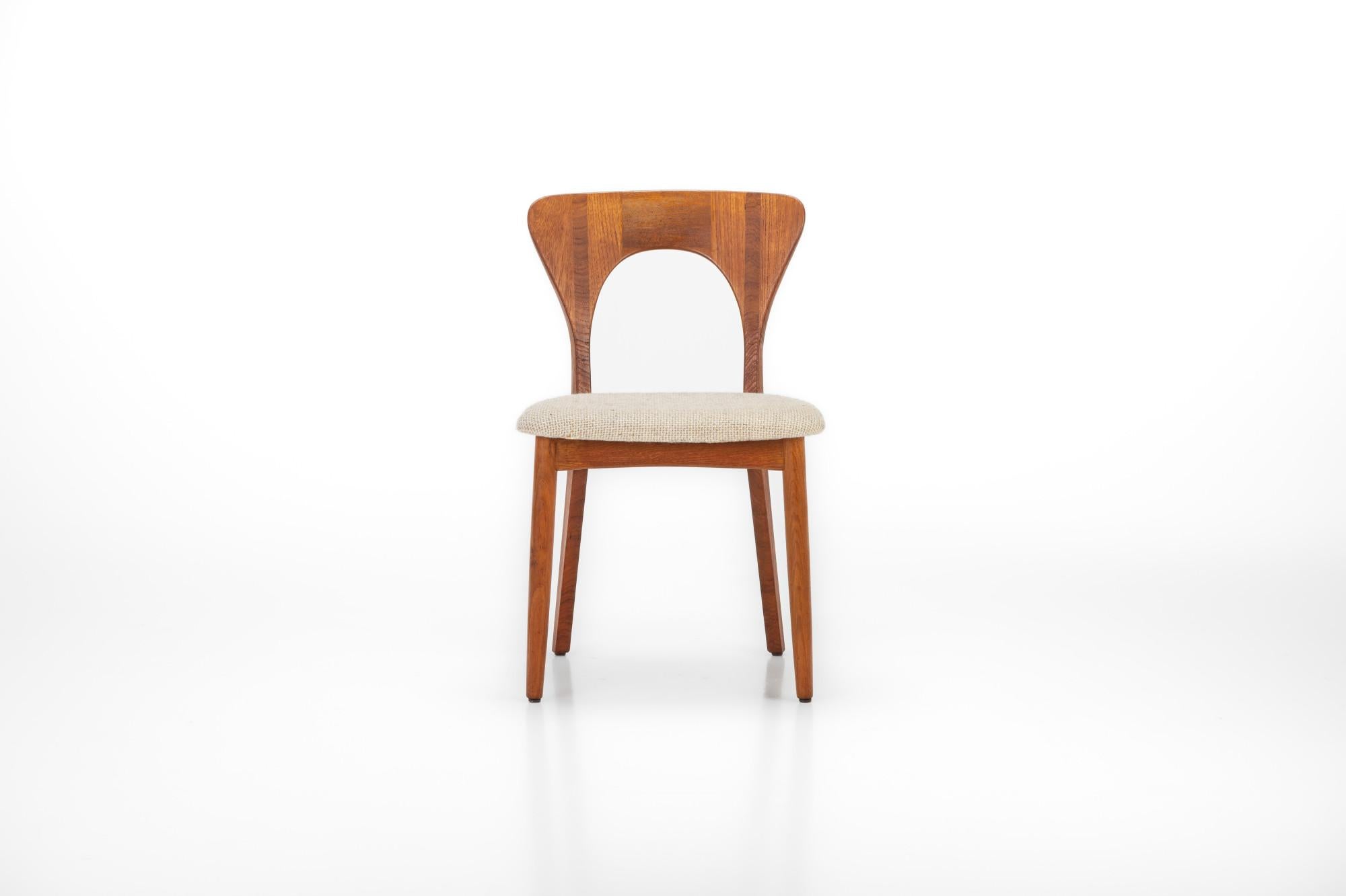 Set of 4 'Peter' dining chairs by Niels Koefoed for Koefoed's Hornslet, Denmark 5