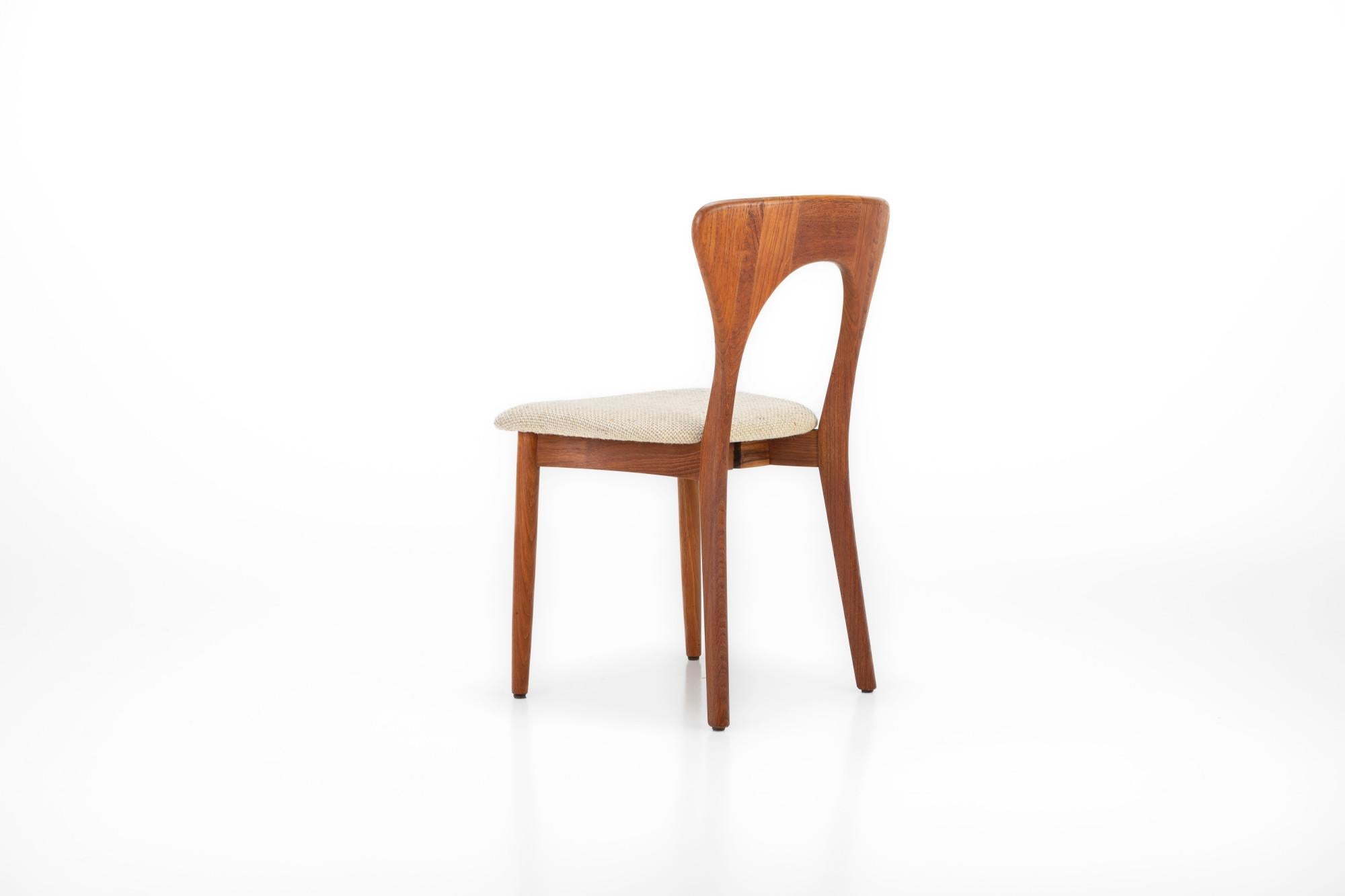 Set of 4 'Peter' dining chairs by Niels Koefoed for Koefoed's Hornslet, Denmark 6