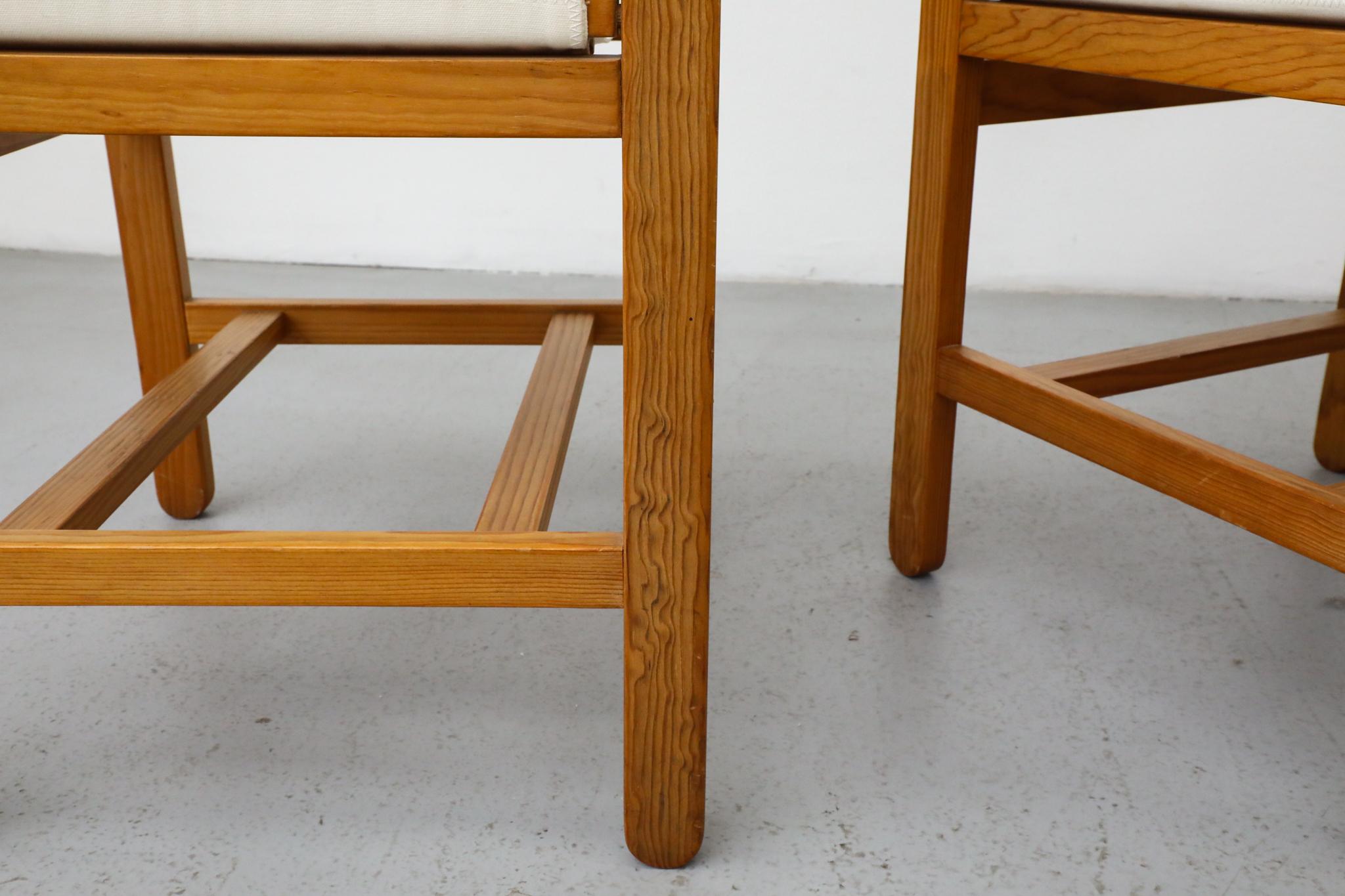 Set of 4 Peter Ole Schiønning Safari Chairs for Niels Eilersen, c. 1960s For Sale 9