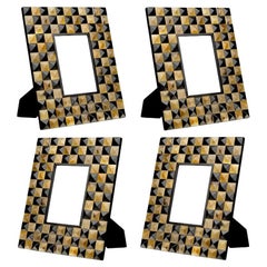Satz mit 4 Fotorahmen,  Zeitgenössisches Design.