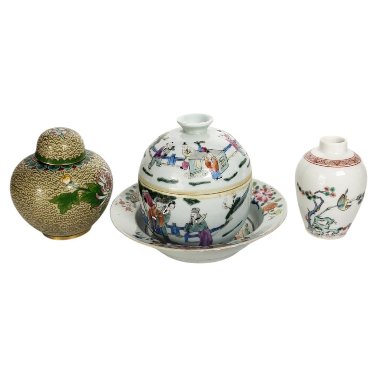 Set of 4 pieces, Chinese early, 20th work China