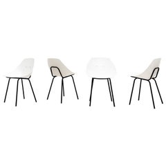 Set of 4 Pierre Guariche "Tonneau" Chairs