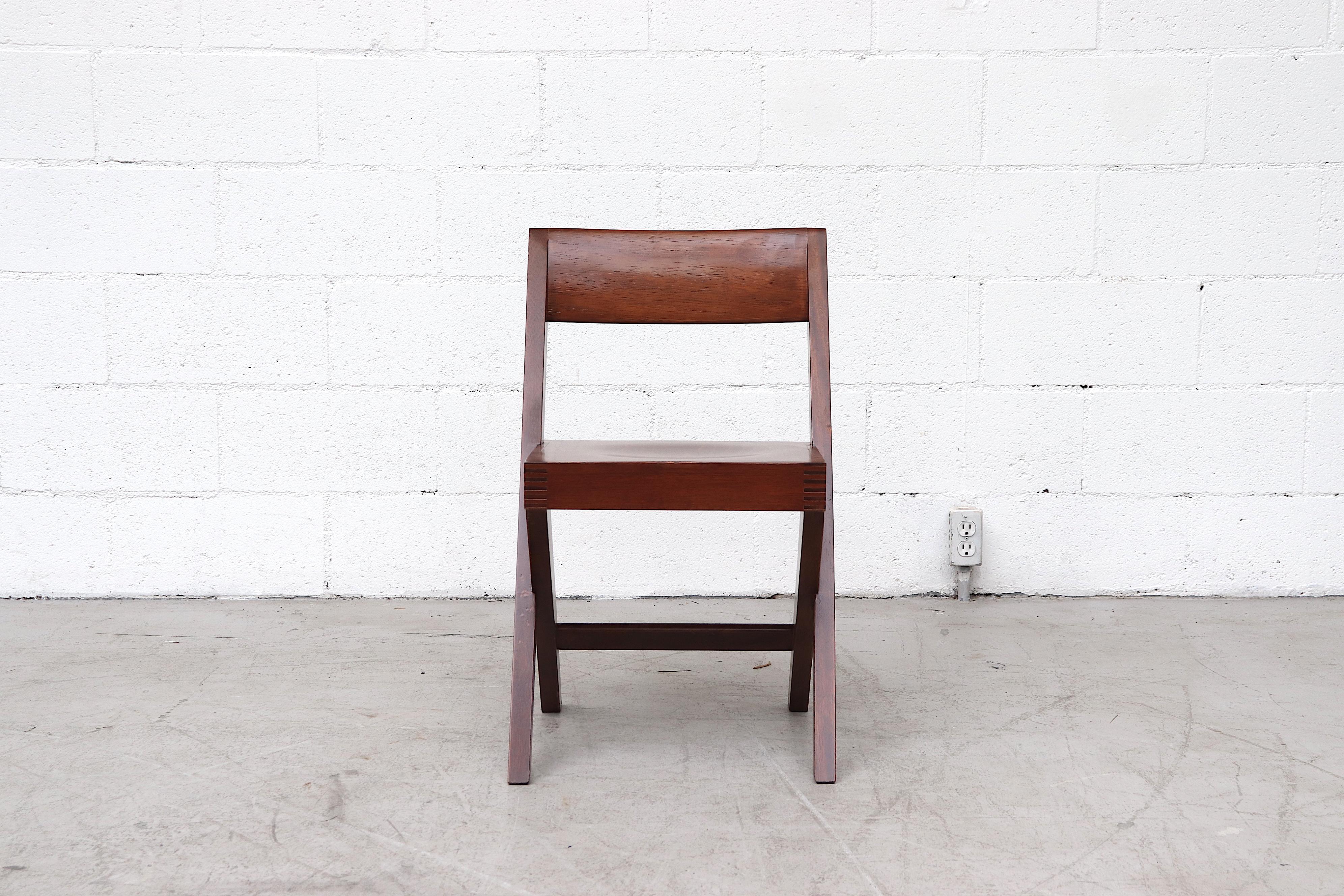 pierre jeanneret inspired chair