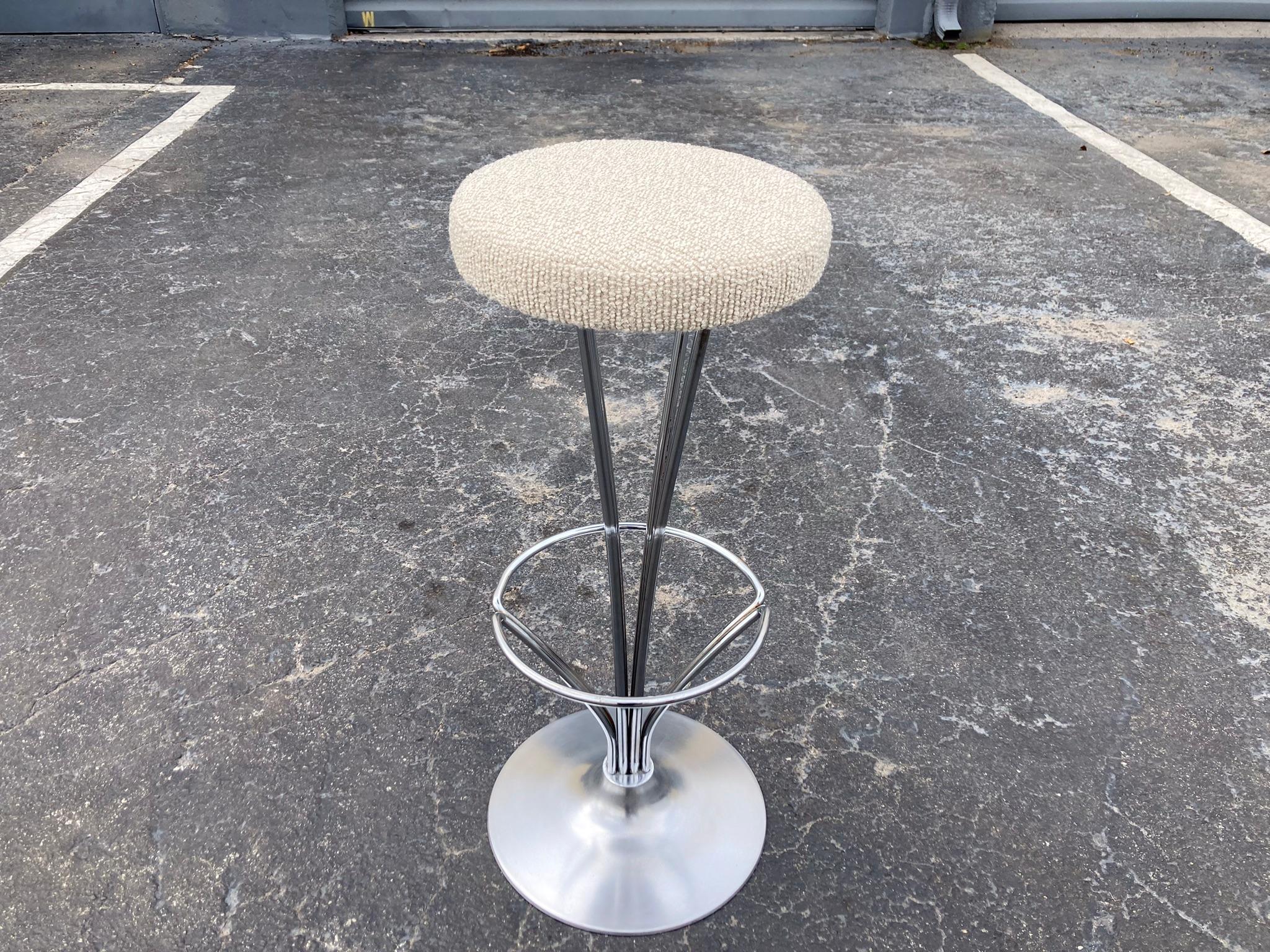 Set of 4 Piet Hein Bar Stools for Fritz Hansen, Denmark 7