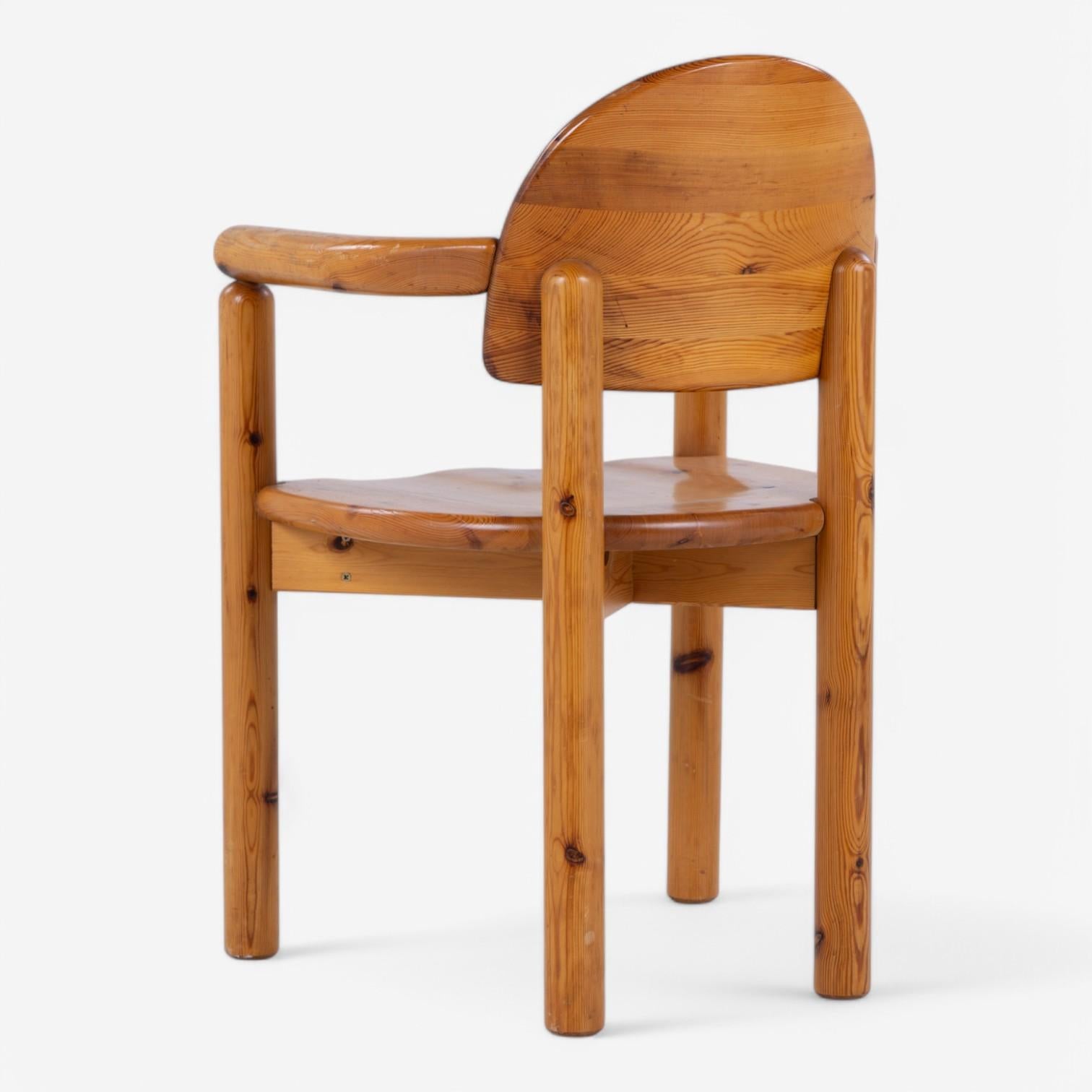 Danese Set di 4 sedie da pranzo in Wood di Rainer Daumiller in vendita