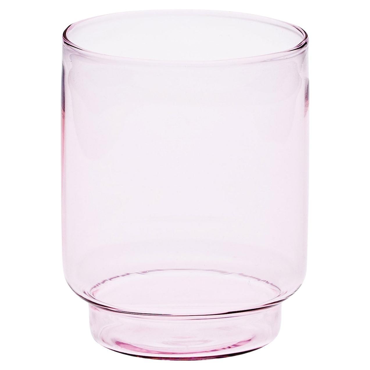 Set Of 4 Pink Dolce Vita Water Glasses