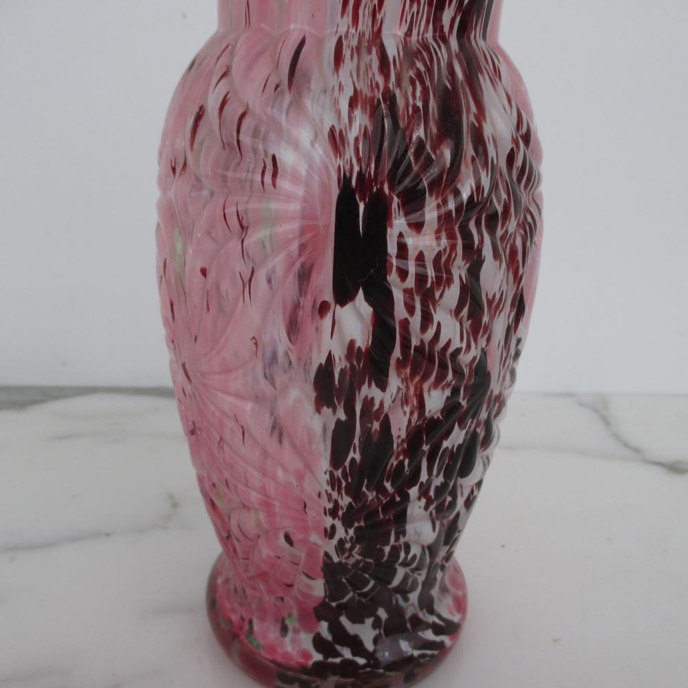 murano pink vase