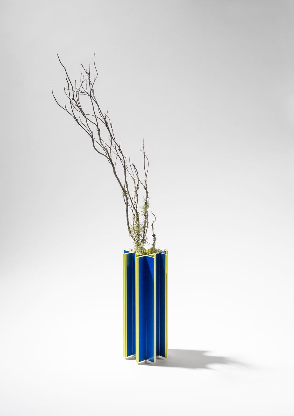 Contemporary Set of 4 Piscis Aluminium Vases by Jorge Penadés