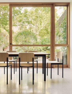 Set of 4 Plan Chairs, Oak/Black Steel, Edward Barber & Jay Osgerby, Fredericia