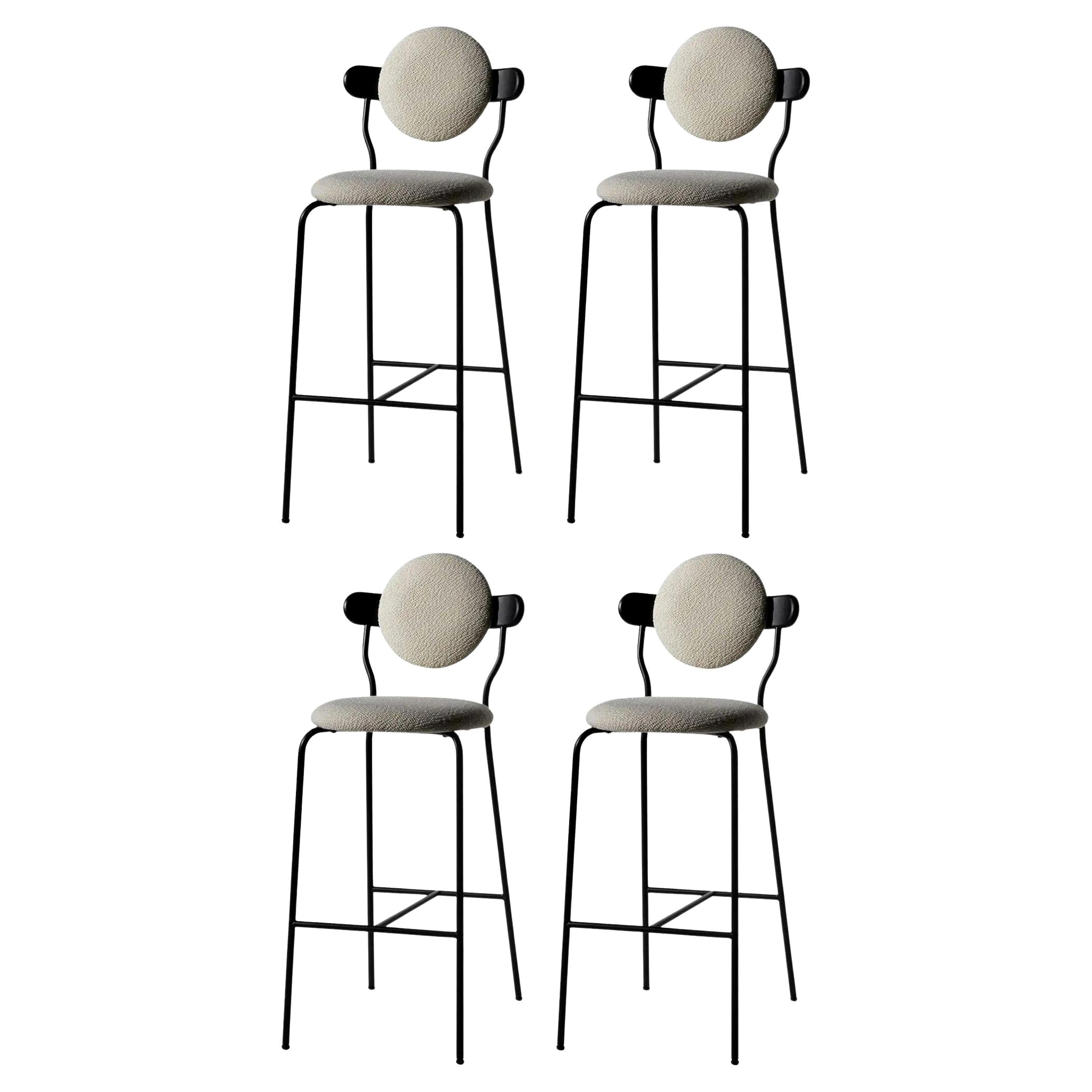 Set of 4 Planet Bar Chair, Jean-Baptiste Souletie