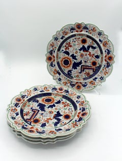 Set of 4 Plates, "Stone China" by Hicks, Meigh & Johnson, C. 1822-35