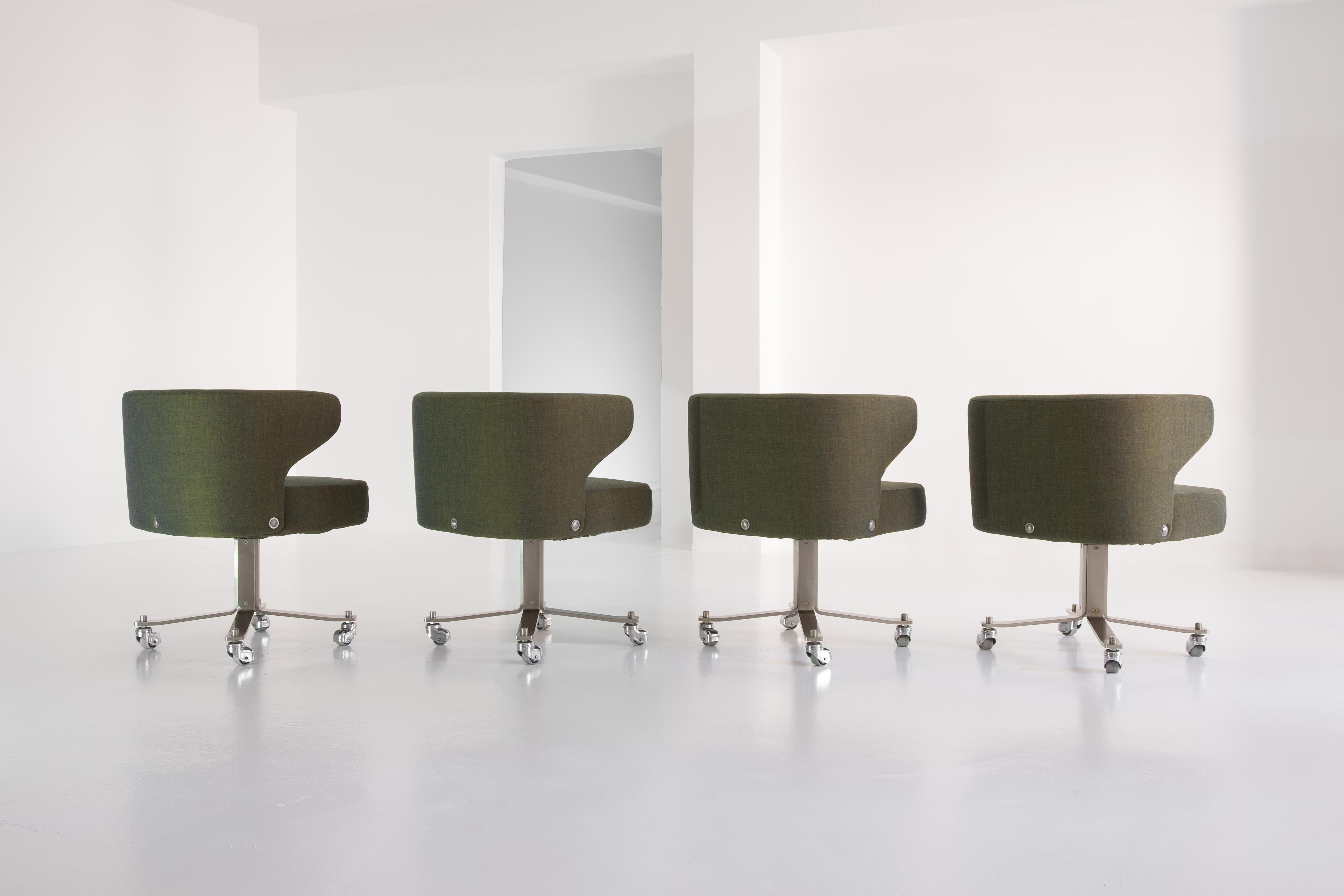 4er Set Poney Chair von Gianni Moscatelli für Formanova, 1970er Jahre (Ende des 20. Jahrhunderts) im Angebot
