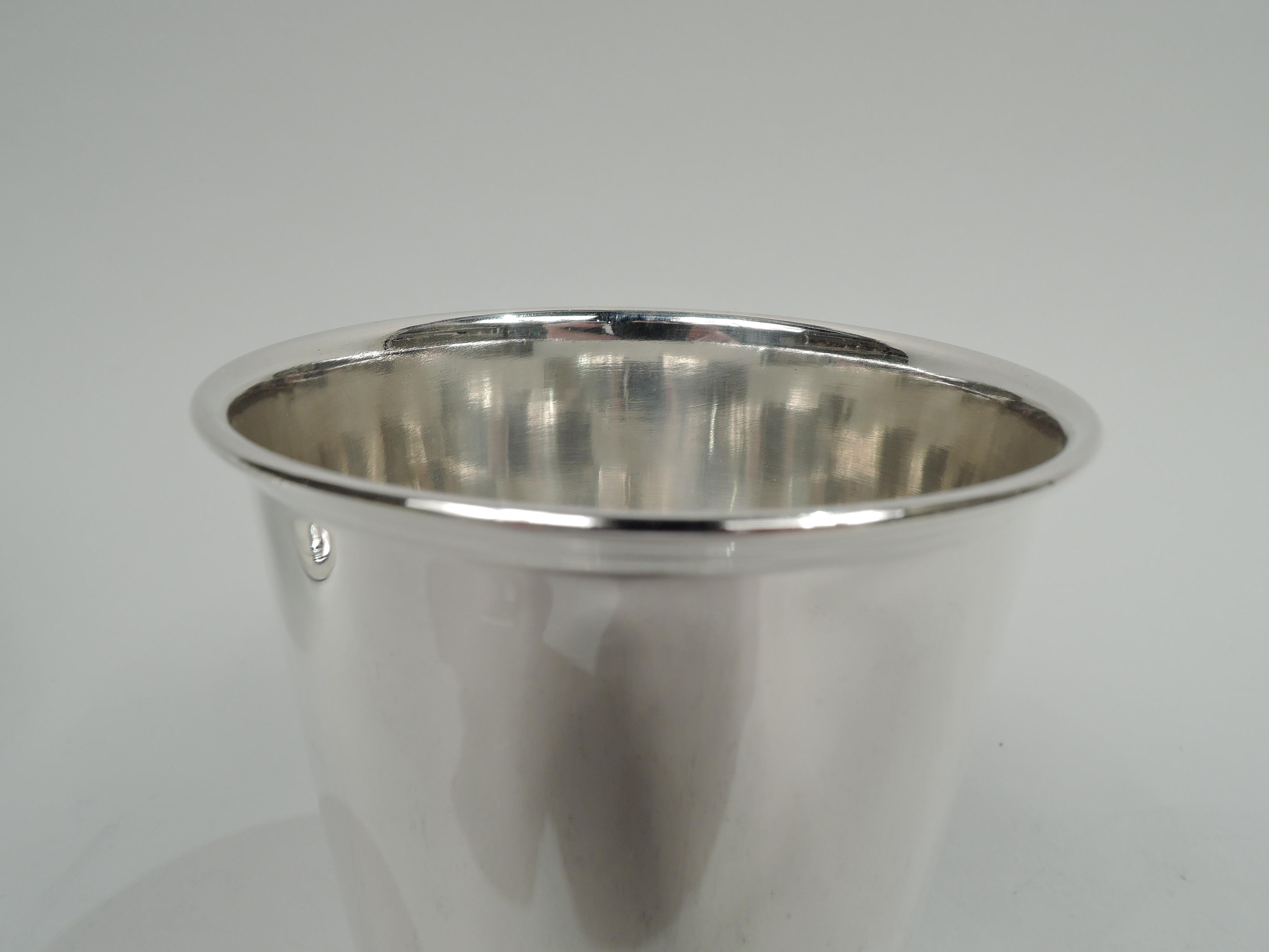 American Set of 4 Poole Sterling Silver Mint Julep Cups