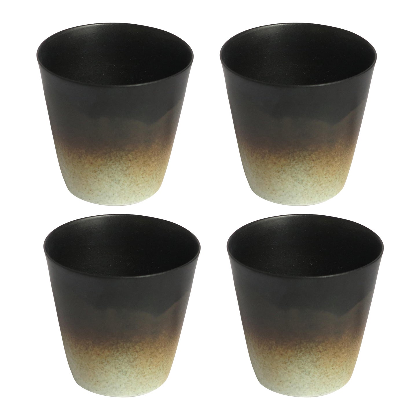 Set of 4 Porcelain Coffee Cups by Cica Gomez For Sale