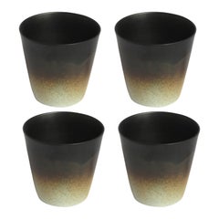 Juego de 4 tazas de café de porcelana de Cica Gomez