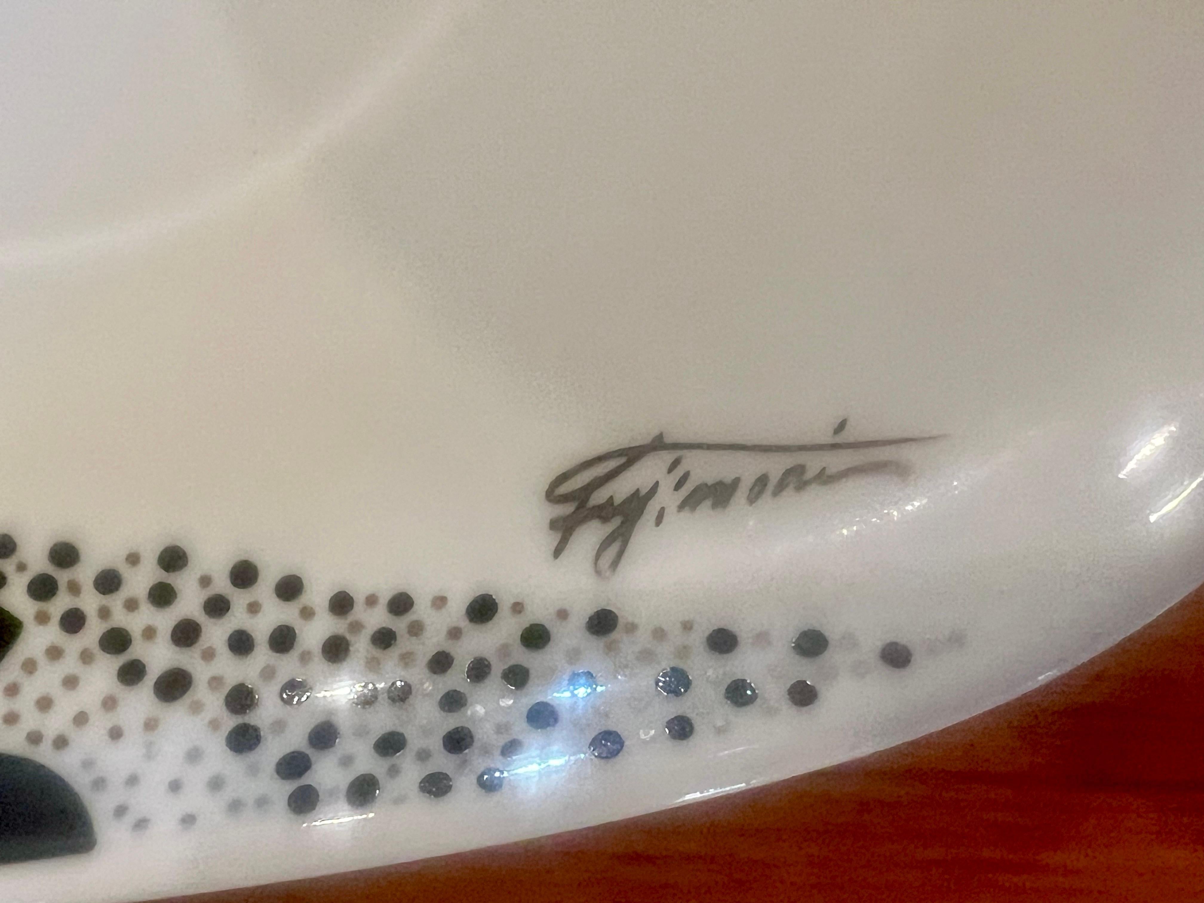 Satz von 4 Post Modern / Memphis Era Tellern von Kato Kogei für Fujimori Sonata (20. Jahrhundert) im Angebot