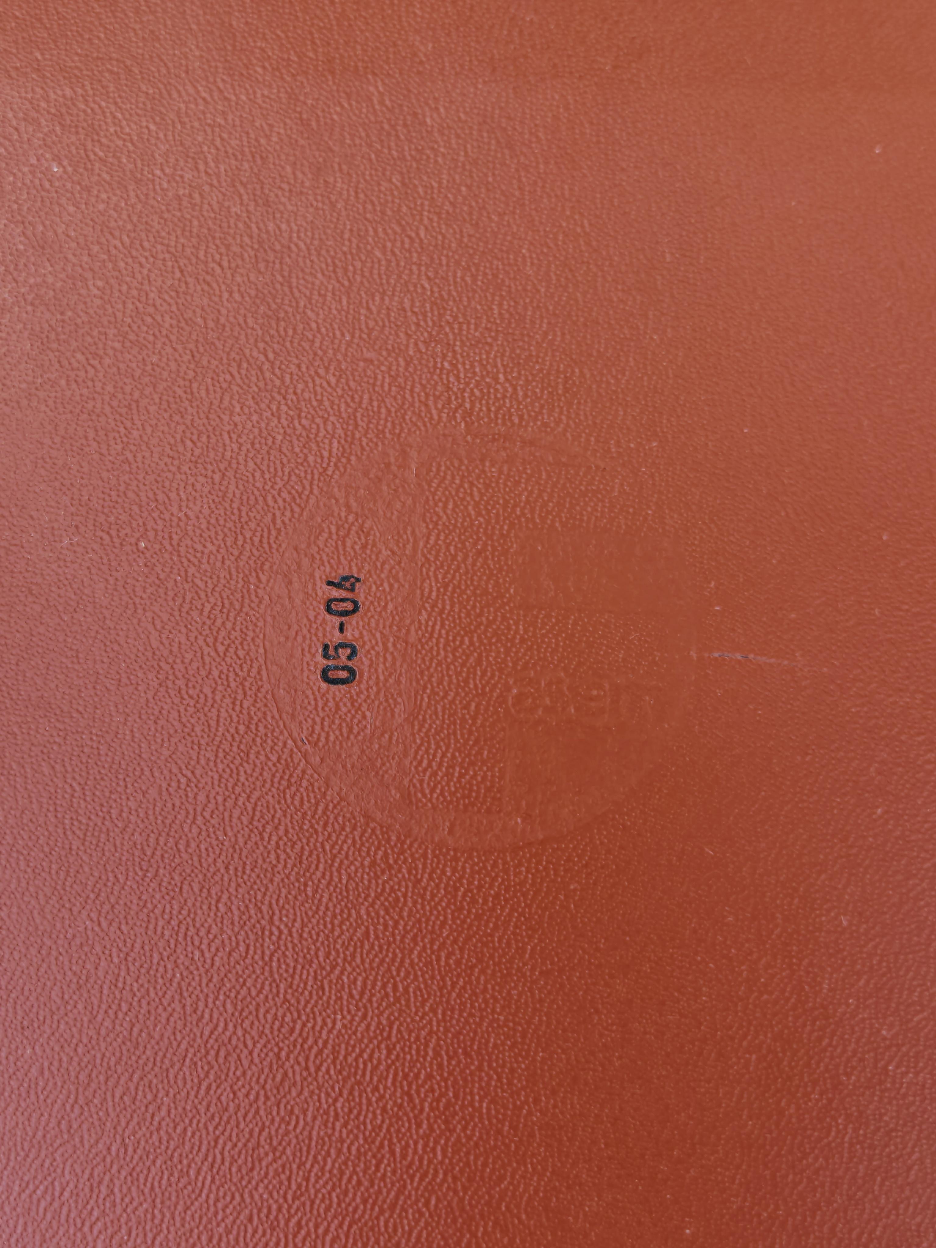 Juego de 4 sillas de cuero postmodernas S-91 de Giancarlo Vegni para Fasem, Italia 1984 en venta 6