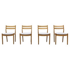 Set of 4 Poul Volther Oak Dining Chairs