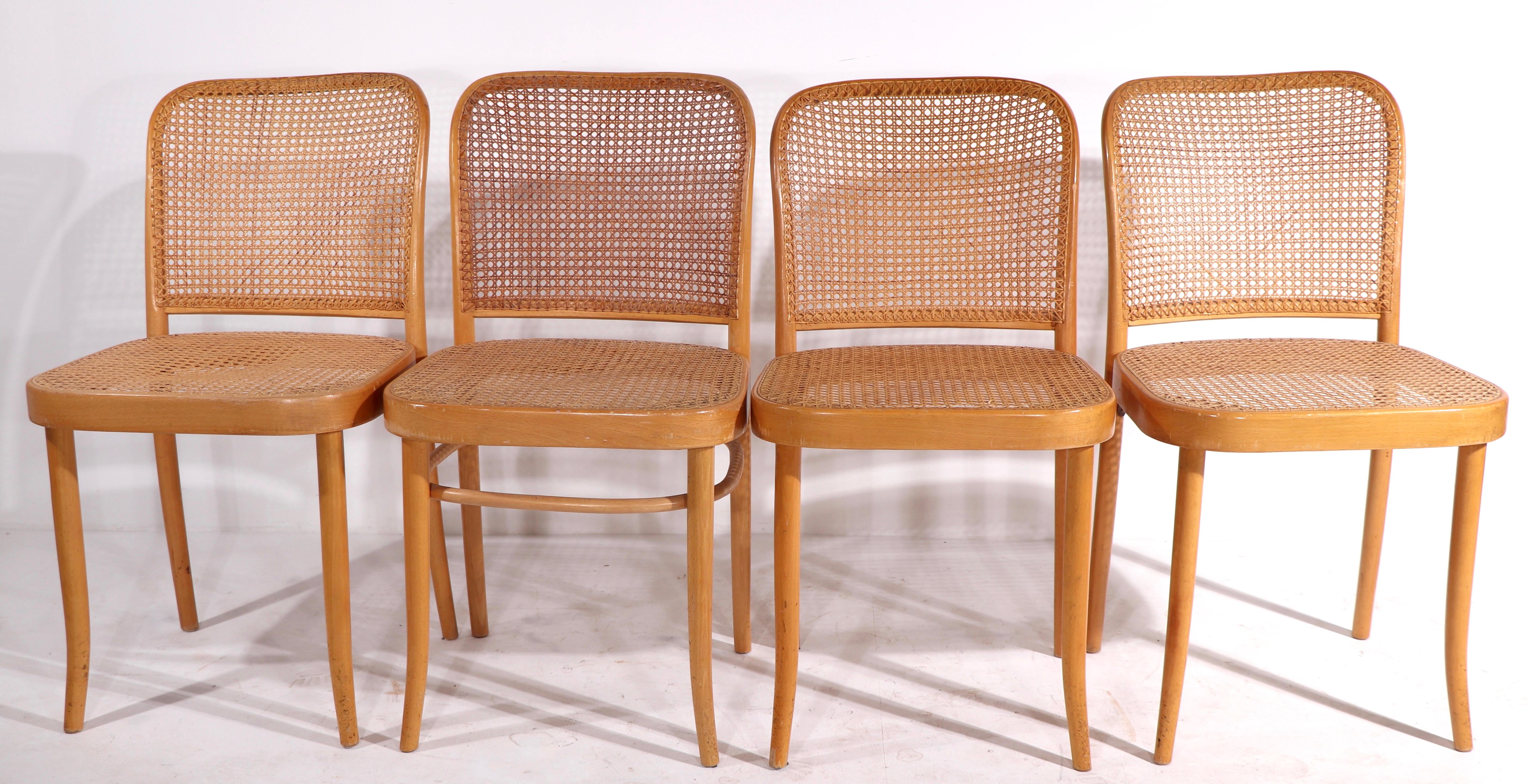 Set of 4 Prague Chairs by Breuer for Stendig 1