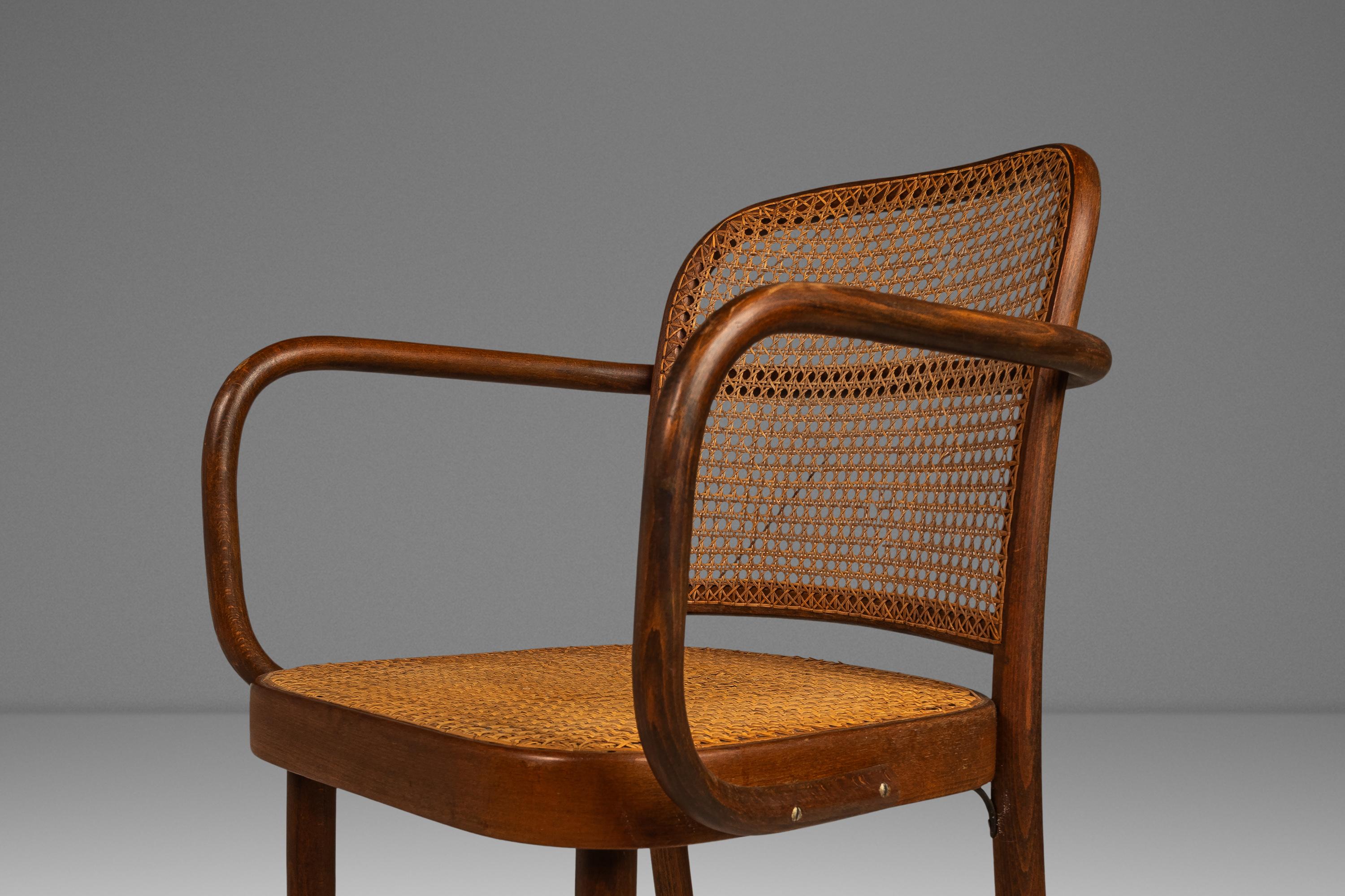 Set of 4 Prague Model 811 Chairs by Josef Frank for Stendig, Poland, c. 1960s For Sale 3