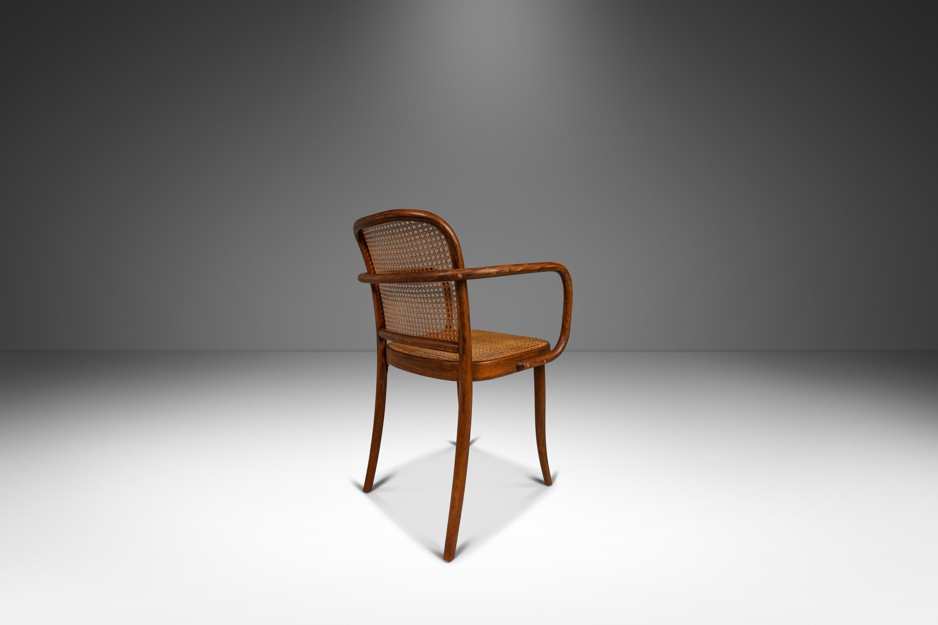 Set of 4 Prague Model 811 Chairs by Josef Frank for Stendig, Poland, c. 1960s In Good Condition For Sale In Deland, FL