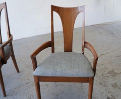 Set of 4 Pro Restored  Reupholstered MCM Broyhill Brasília Dining Chair