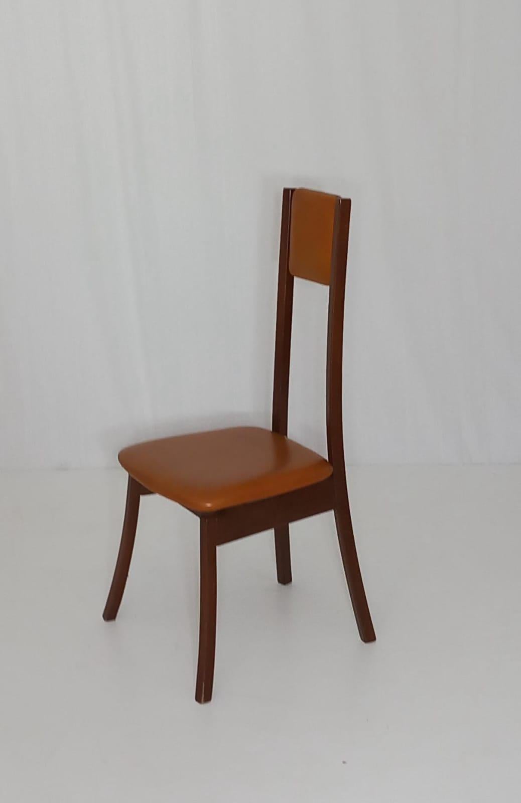 Italian Ensemble de 4 chaises Programma S11 par Angelo Mangiarotti pour Sorgente del Mobile, années 70 en vente