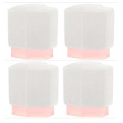 Set of 4 Queen Heart Stools by Royal Stranger