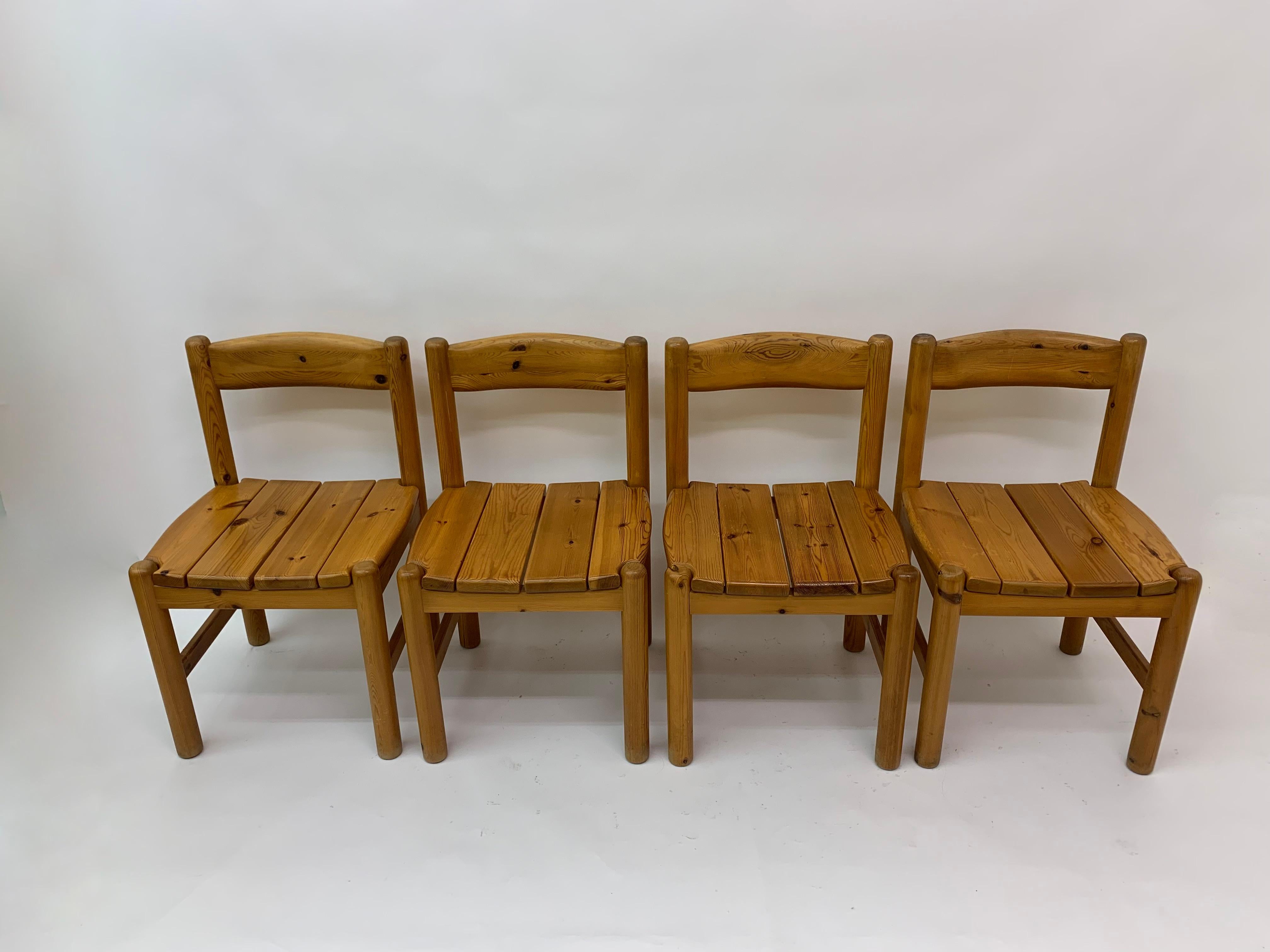 Set of 4 Rainer Daumiller dining chairs, 1970’s For Sale 3