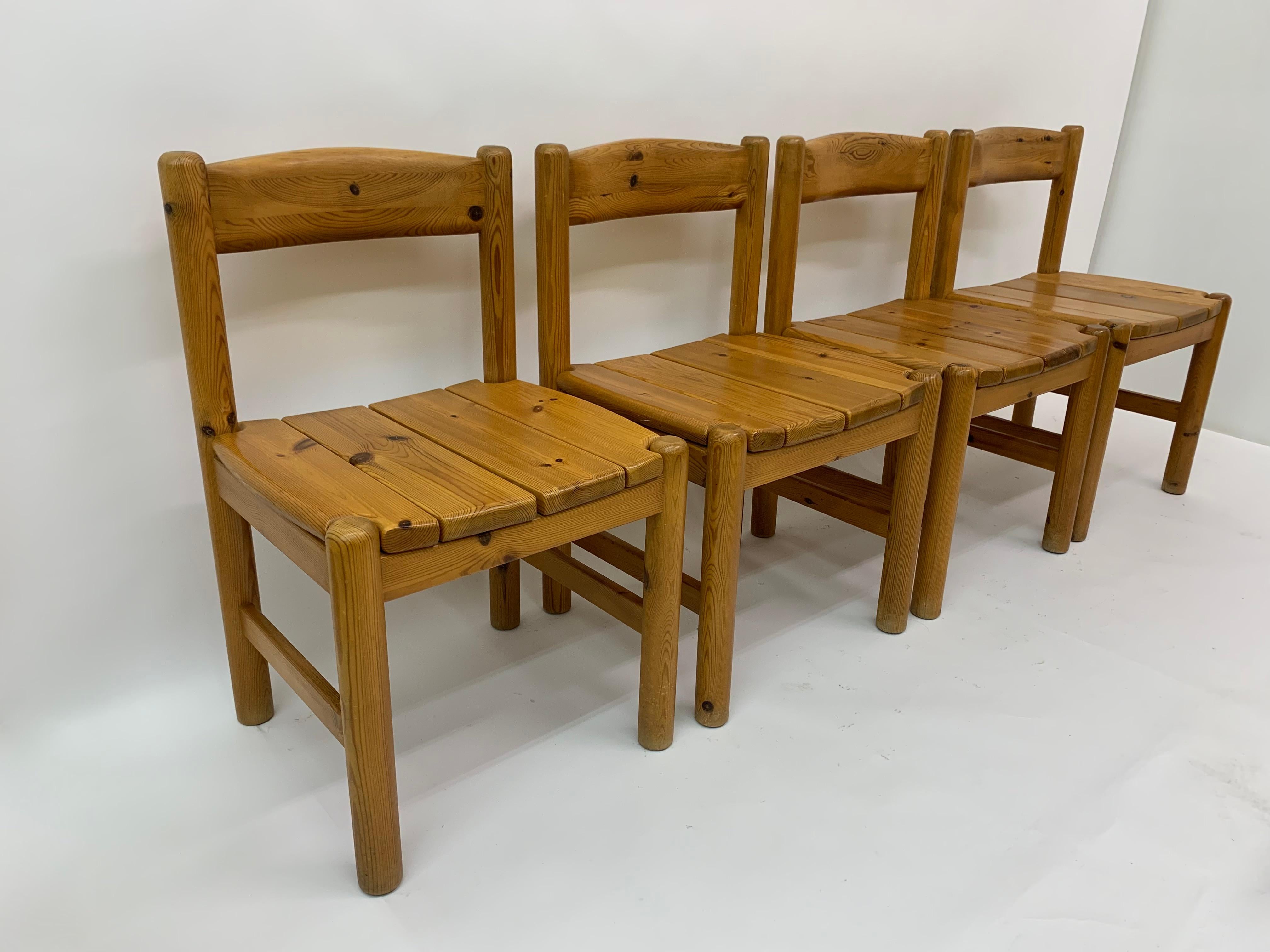 Set of 4 Rainer Daumiller dining chairs, 1970’s For Sale 8