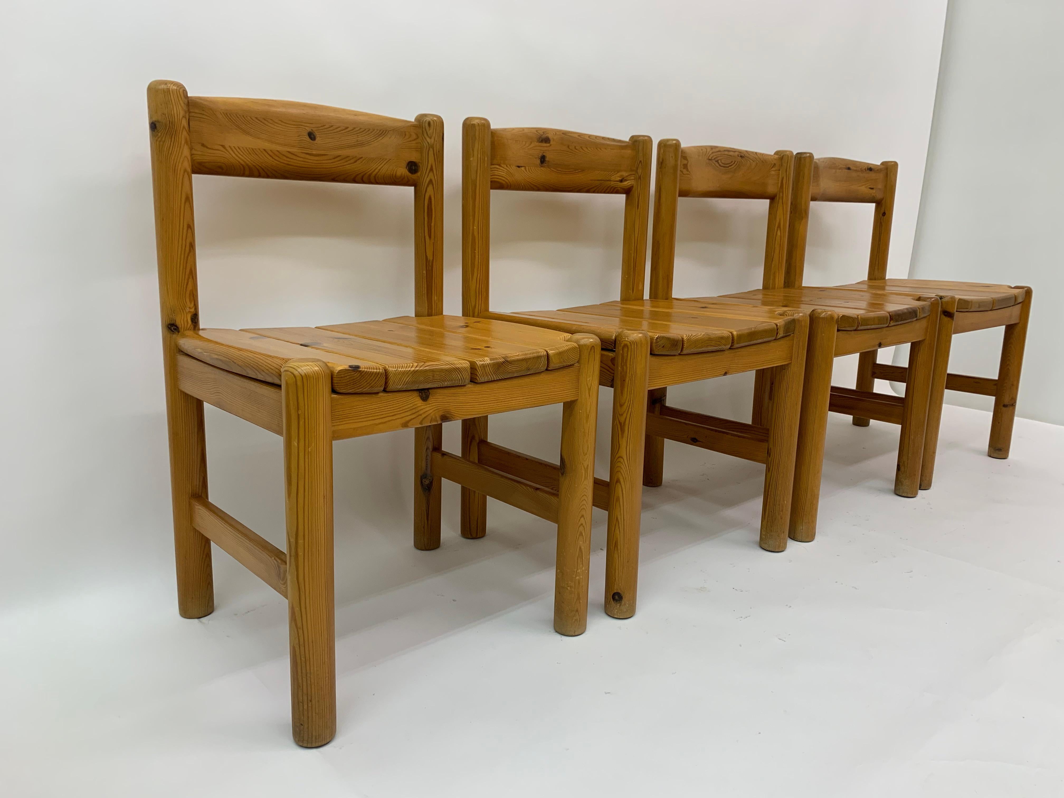 Set of 4 Rainer Daumiller dining chairs, 1970’s For Sale 9