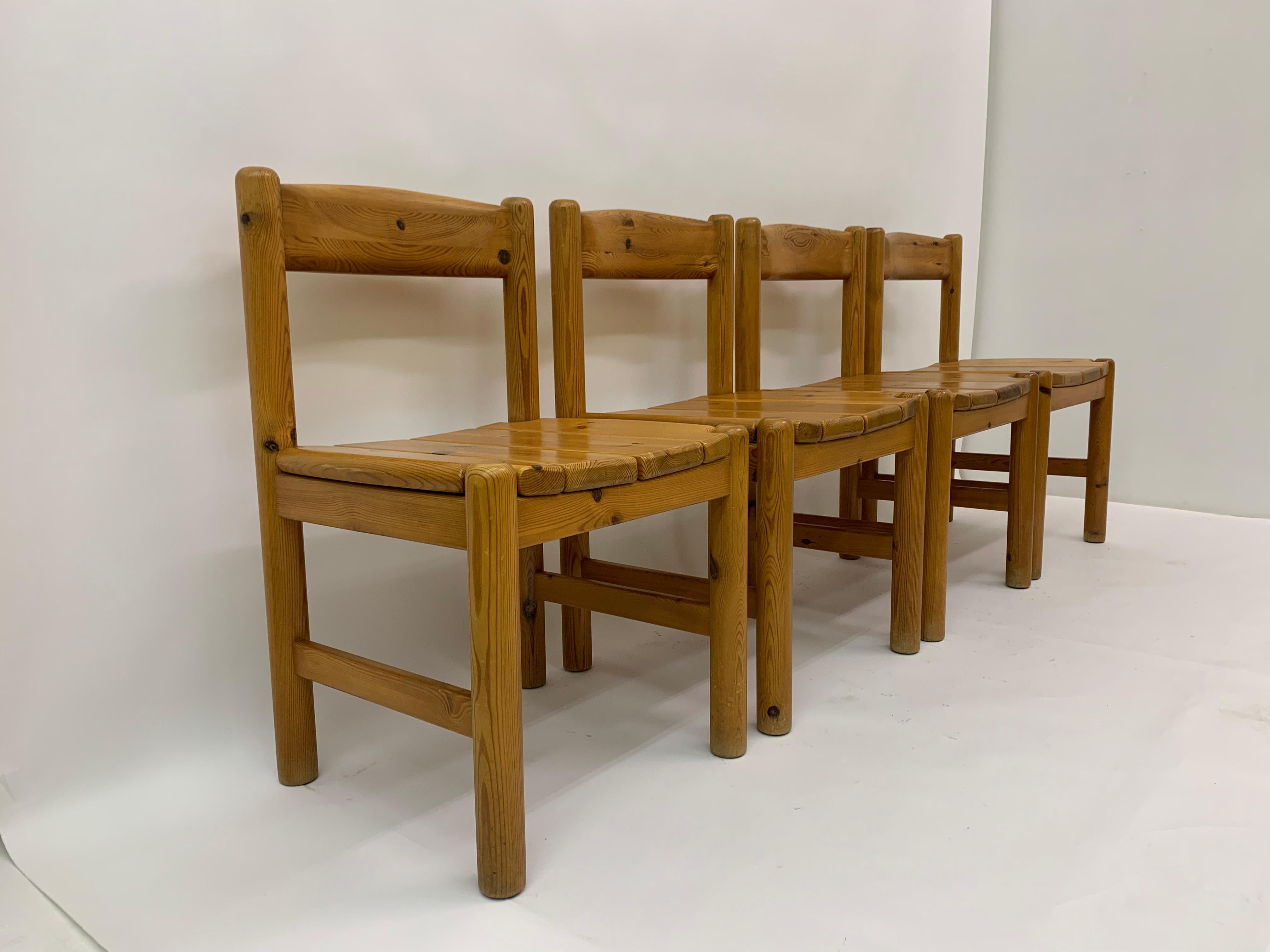 Set of 4 Rainer Daumiller dining chairs, 1970’s For Sale 12